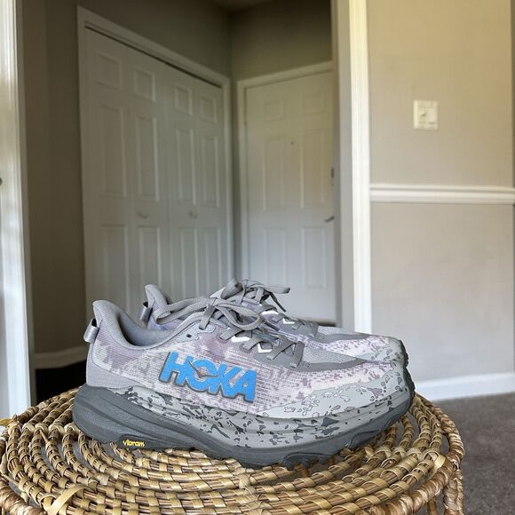 Hoka One One Other - Hoka One One Speedgoat 6 Mens 11 Trail Running Shoe Sneaker Gray Hiking Trainer